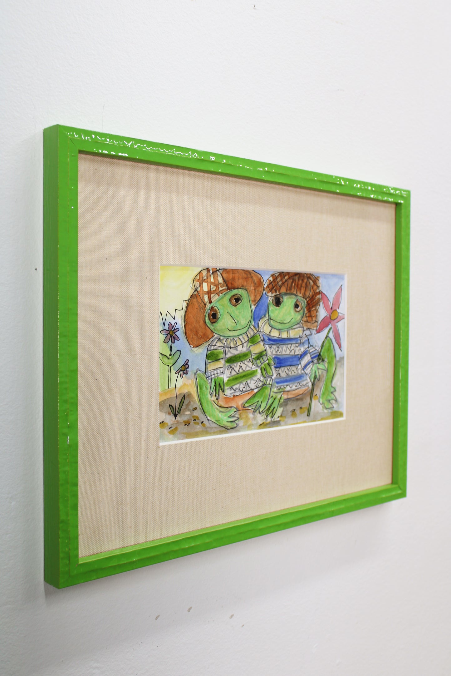 Olive & Pickle Wearing Hats