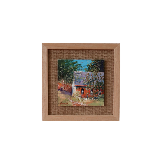 Orange House in the Woods