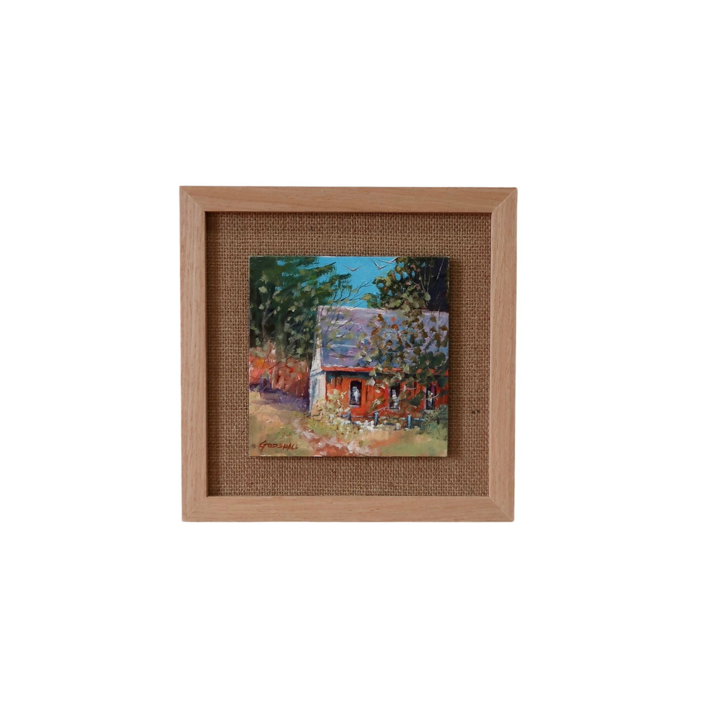 Orange House in the Woods