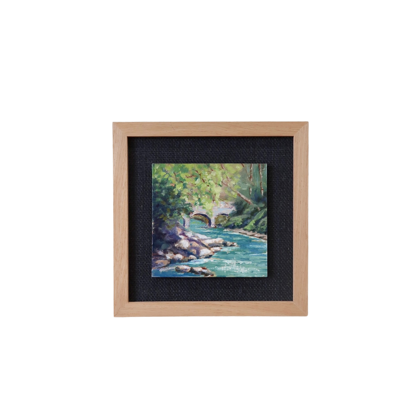 A Bridge Behind the Tree